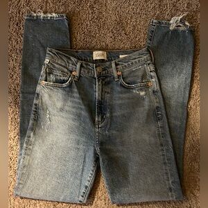 Citizens of Humanity Size 24 Olivia High-Rise Slim Fit Light Wash Jeans